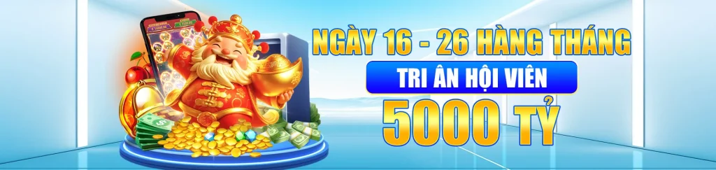 Ngày 16 và 26 tri ân tiền hàng tháng tại trang Lc88017
